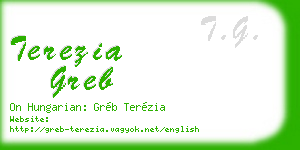 terezia greb business card